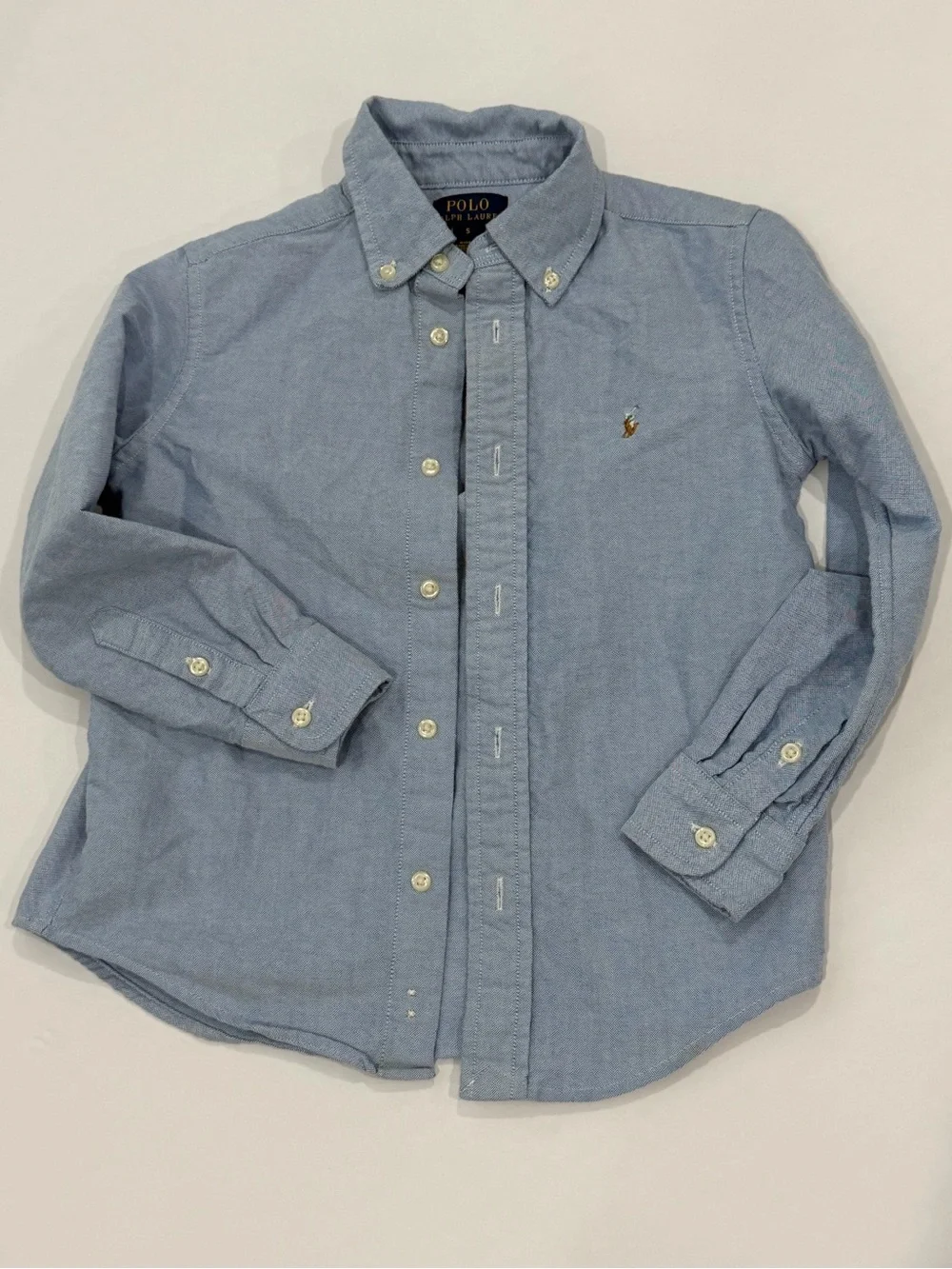 Polo by Ralph Lauren Light Blue Button-Down Oxford Shirt Youth
